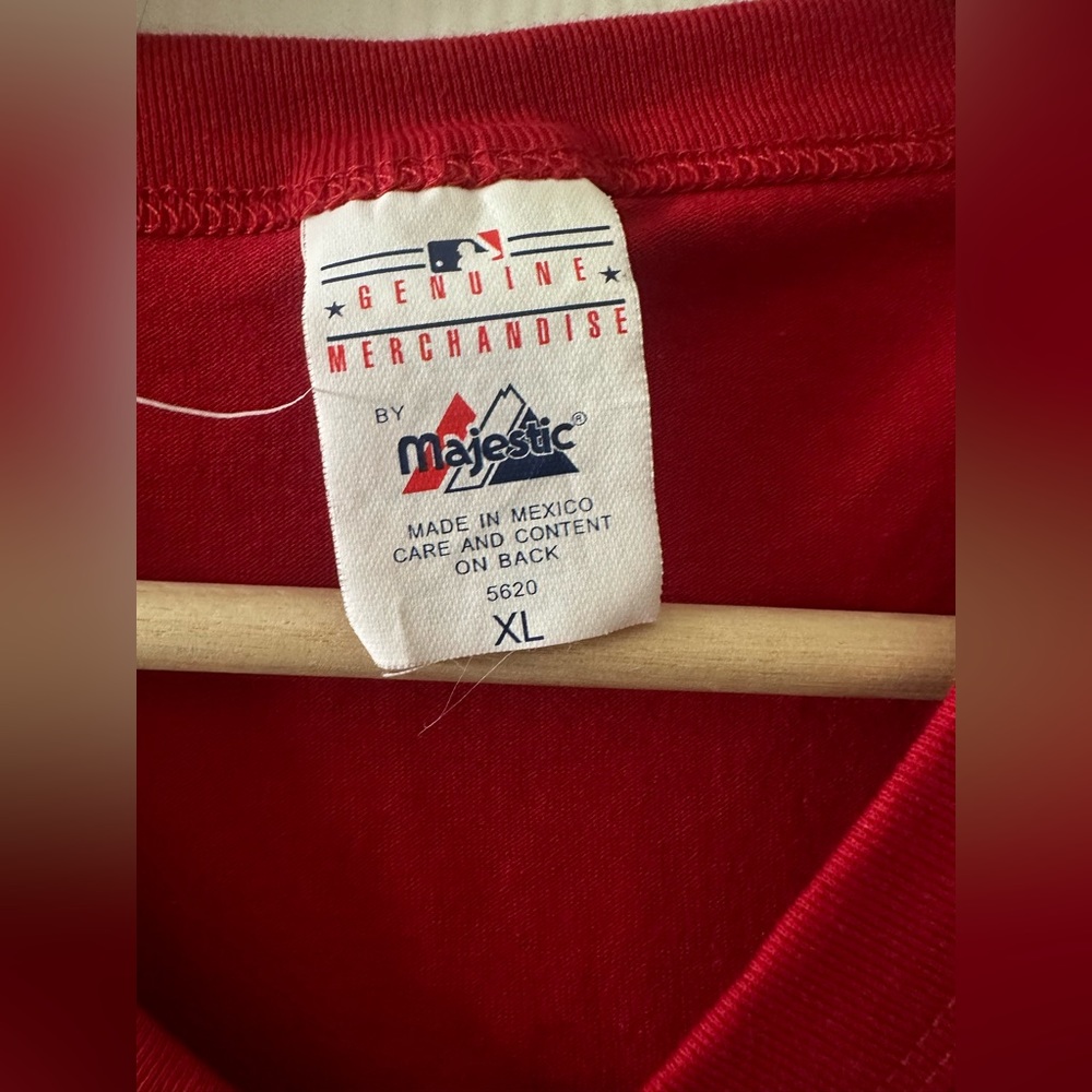 Cincinnati Reds Short Sleeve T Shirt Majestic Mens‎ Size Xtra Large
